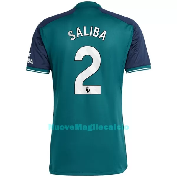 Maglia Arsenal Saliba 2 Uomo 3rd 2023/24