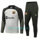 Barcellona Tute Felpe da Allenamento Uomo 1/4-Zip 2023/24 Grigio