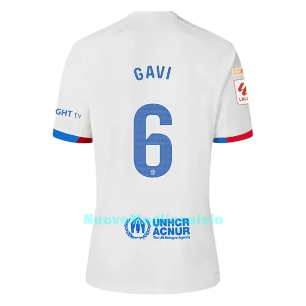 Completo calcio Barcellona Gavi 6 Bambino Secondo 2023/24