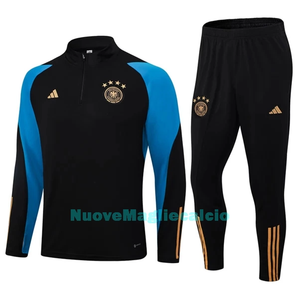 Germania Tute Felpe da Allenamento Uomo 1/4-Zip 2023/24 Nera