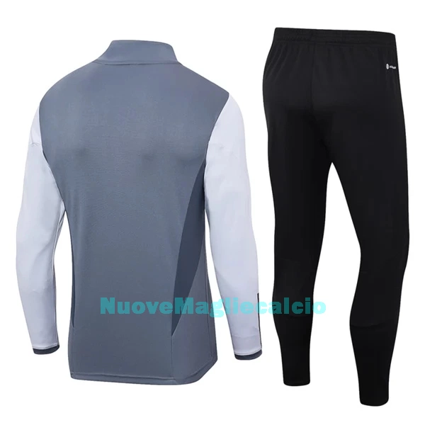 Inter Miami CF Tute Felpe da Allenamento Uomo 1/4-Zip 2023/24 Grigio