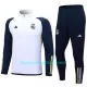 Real Madrid Tute Felpe da Allenamento Uomo 1/4-Zip 2023/24 Bianca