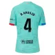 Maglia Barcellona R. Araujo 4 Uomo 3rd 2023/24