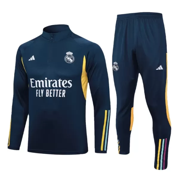 Real Madrid Felpe da Allenamento Uomo 1/4-Zip 2023/24 Navy