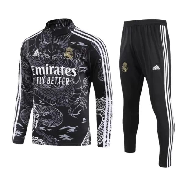 Real Madrid Felpe da Allenamento Uomo 1/4-Zip 2023/24 Nera