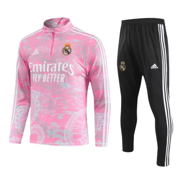 Real Madrid Felpe da Allenamento Uomo 1/4-Zip 2023/24 Rosa