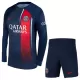 Completo calcio Paris Saint-Germain Bambino Primo 2023/24 Maniche Lunghe