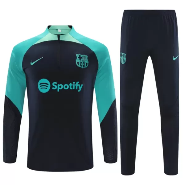 Barcellona Felpe da Allenamento Uomo 1/4-Zip 2023/24 Nera