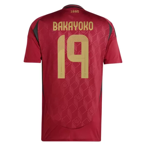 Maglia Belgio Bakayoko 19 Uomo Primo Euro 2024