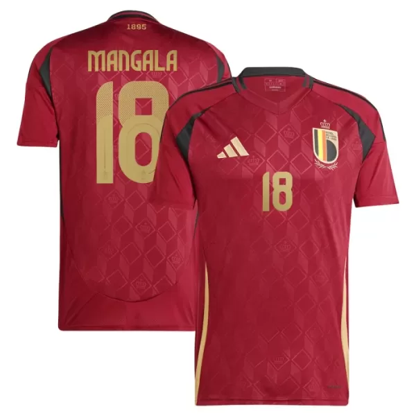 Maglia Belgio Mangala 18 Uomo Primo Euro 2024