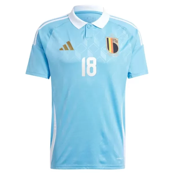 Maglia Belgio Mangala 18 Uomo Secondo Euro 2024