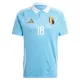 Maglia Belgio Mangala 18 Uomo Secondo Euro 2024