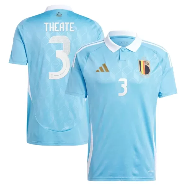 Maglia Belgio Theate 3 Uomo Secondo Euro 2024