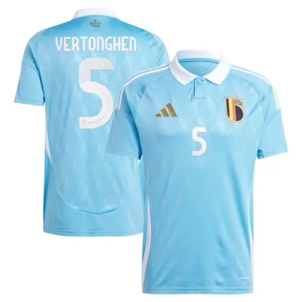 Maglia Belgio Vertonghen 5 Uomo Secondo Euro 2024