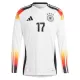 Maglia Germania Wirtz 17 Uomo Primo Euro 2024 Maniche Lunghe