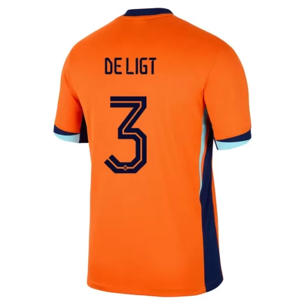 Maglia Paesi Bassi De Ligt 3 Uomo Primo Euro 2024