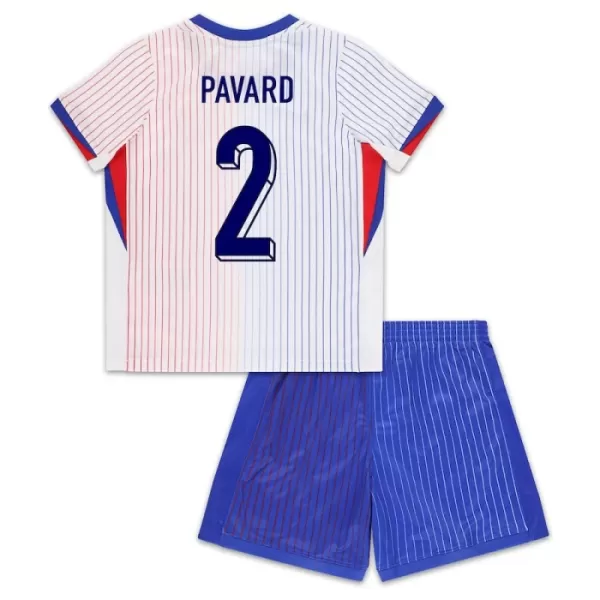 Completo calcio Francia Pavard 2 Bambino Secondo Euro 2024