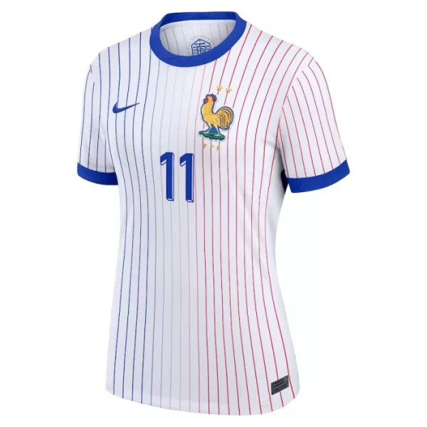 Maglia Francia Dembele 11 Donna Secondo Euro 2024