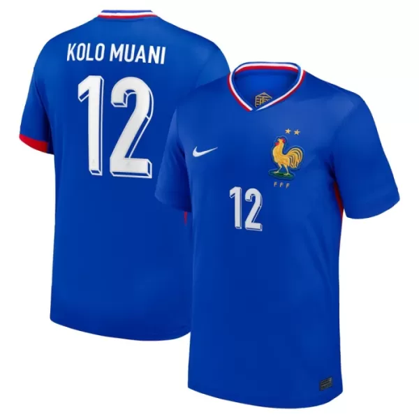 Maglia Francia Kolo Muani 12 Uomo Primo Euro 2024