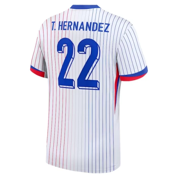 Maglia Francia T. Hernandez 22 Uomo Secondo Euro 2024