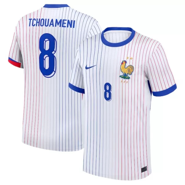 Maglia Francia Tchouaméni 8 Uomo Secondo Euro 2024