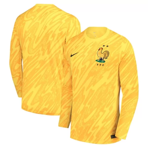 Maglia Portiere Francia Uomo Euro 2024 Maniche Lunghe