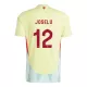 Maglia Spagna Joselu 12 Uomo Secondo Euro 2024