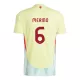 Maglia Spagna Mikel Merino 6 Uomo Secondo Euro 2024