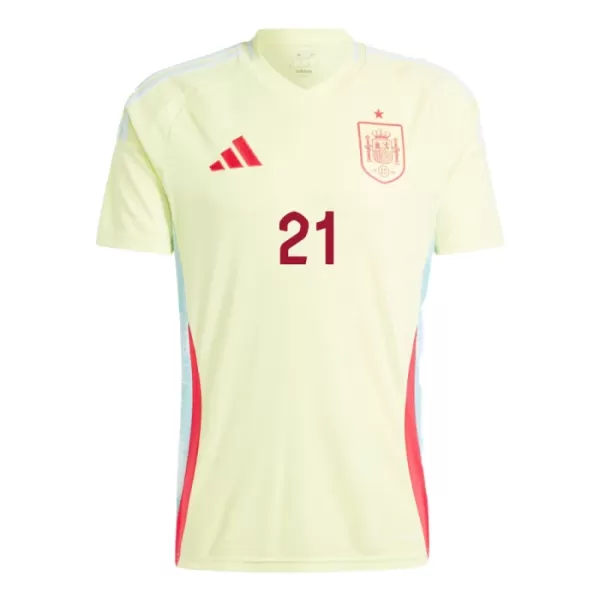 Maglia Spagna Mikel Oyarzabal 21 Uomo Secondo Euro 2024