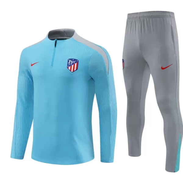 Atlético Madrid Felpe da Allenamento Bambino 1/4-Zip 2024/25 Blu