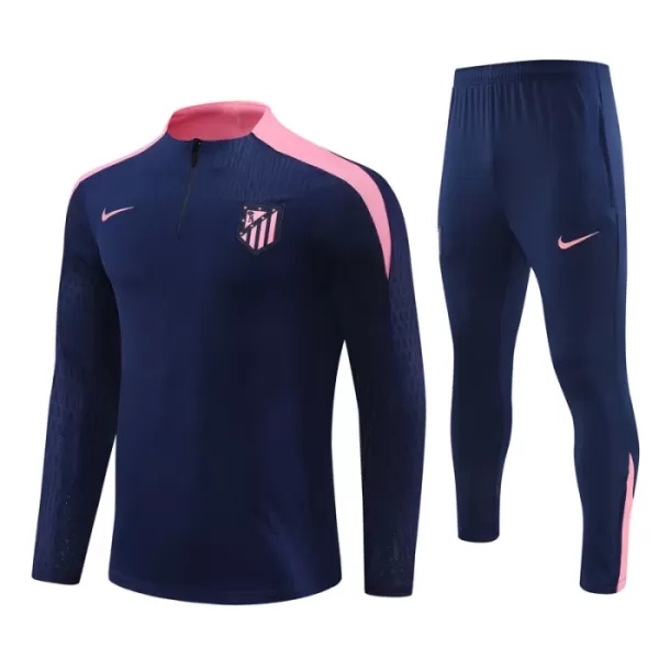 Atlético Madrid Felpe da Allenamento Bambino 1/4-Zip 2024/25 Navy