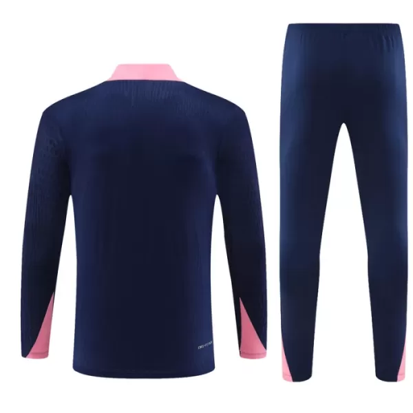 Atlético Madrid Felpe da Allenamento Bambino 1/4-Zip 2024/25 Navy