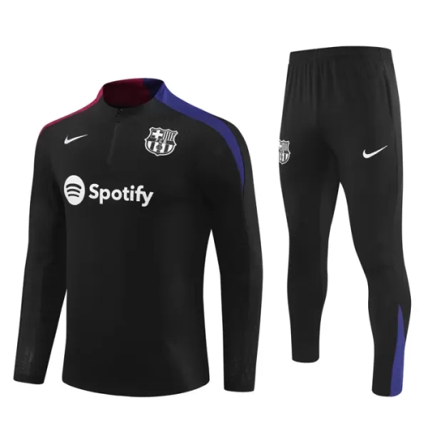 Barcellona Felpe da Allenamento Uomo 1/4-Zip 2024/25 Nera