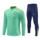 Brasile Felpe da Allenamento Bambino 1/4-Zip 2024/25 Verde