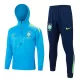 Brasile Hoodie Felpe da Allenamento Uomo 1/4-Zip 2024/25 Blu