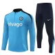 Chelsea Felpe da Allenamento Bambino 1/4-Zip 2024/25 Blu