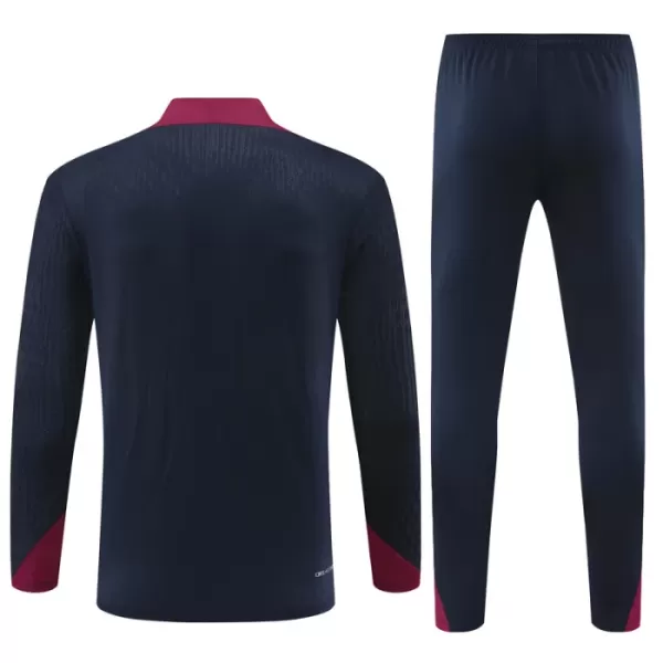 Inghilterra Felpe da Allenamento Uomo 1/4-Zip 2024/25 Nera