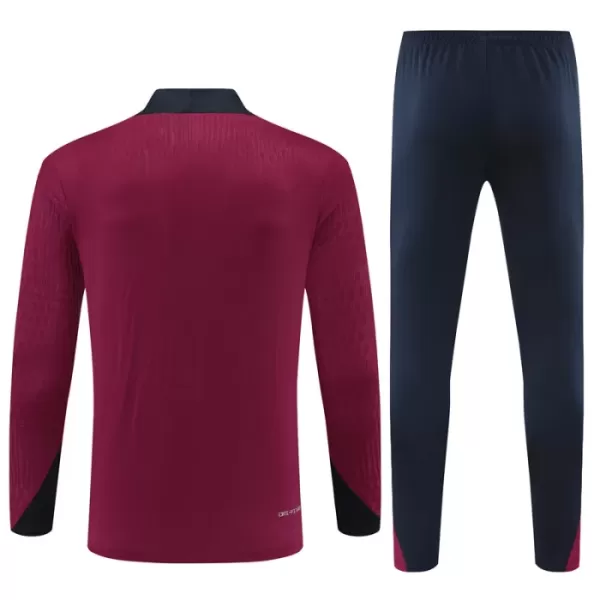 Inghilterra Felpe da Allenamento Uomo 1/4-Zip 2024/25 Rossa