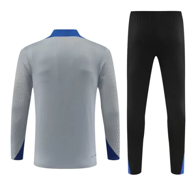 Inter Milan Felpe da Allenamento Uomo 1/4-Zip 2024/25 Grigia