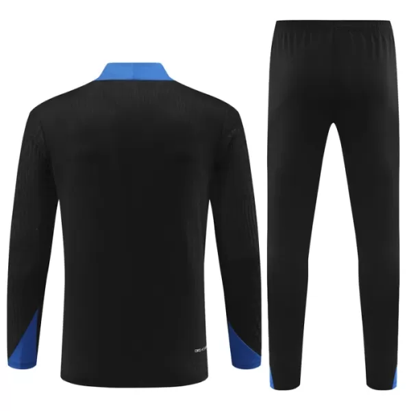 Inter Milan Felpe da Allenamento Uomo 1/4-Zip 2024/25 Nera