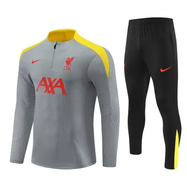 Liverpool Felpe da Allenamento Bambino 1/4-Zip 2024/25 Grigia