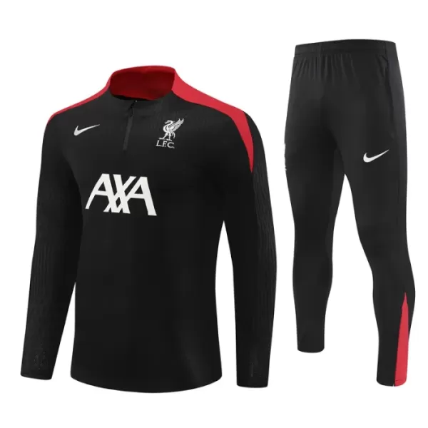 Liverpool Felpe da Allenamento Bambino 1/4-Zip 2024/25 Nera