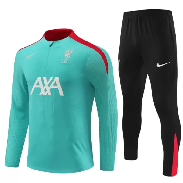 Liverpool Felpe da Allenamento Uomo 1/4-Zip 2024/25 Verde