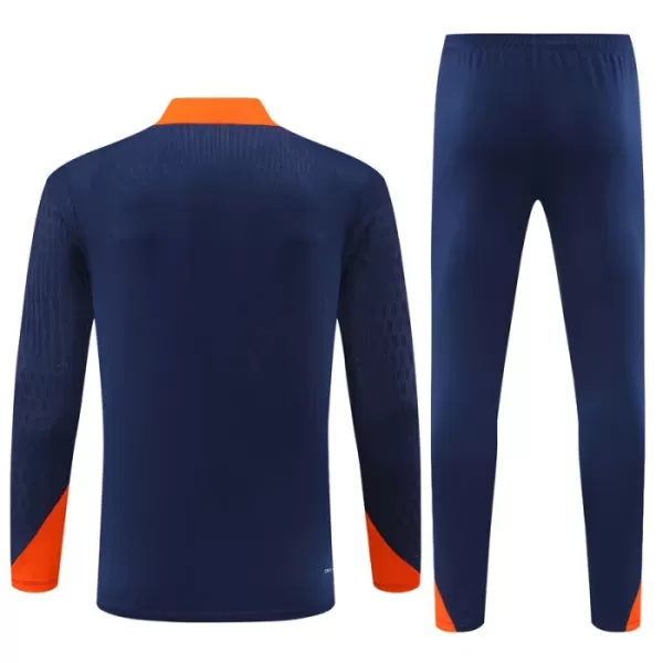 Paesi Bassi Felpe da Allenamento Uomo 1/4-Zip 2024/25 Navy