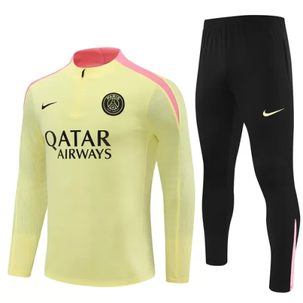 Paris Saint-Germain Felpe da Allenamento Uomo 1/4-Zip 2024/25 Gialla