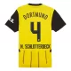 Completo calcio Borussia Dortmund N. Schlotterbeck 4 Bambino Primo 2024/25