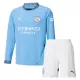 Completo calcio Manchester City Bambino Primo 2024/25 Maniche Lunghe