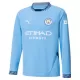 Completo calcio Manchester City Bambino Primo 2024/25 Maniche Lunghe