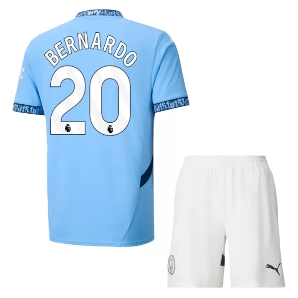 Completo calcio Manchester City Bernardo 20 Bambino Primo 2024/25