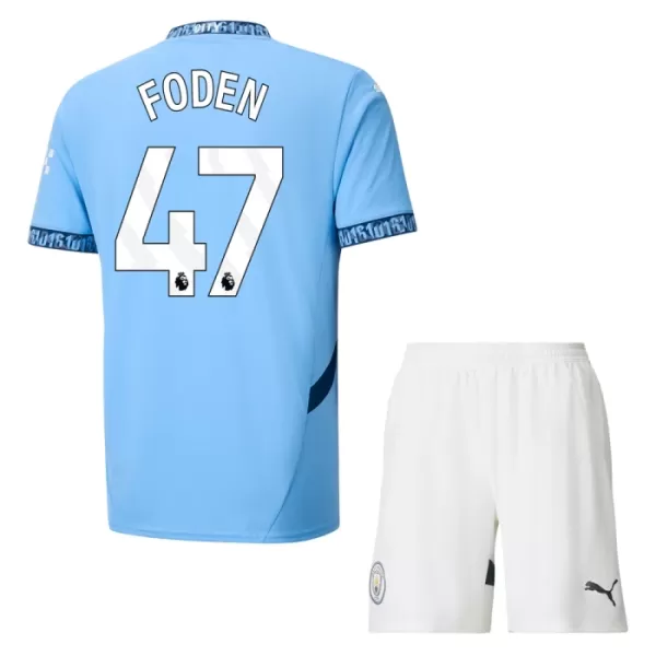 Completo calcio Manchester City Foden 47 Bambino Primo 2024/25